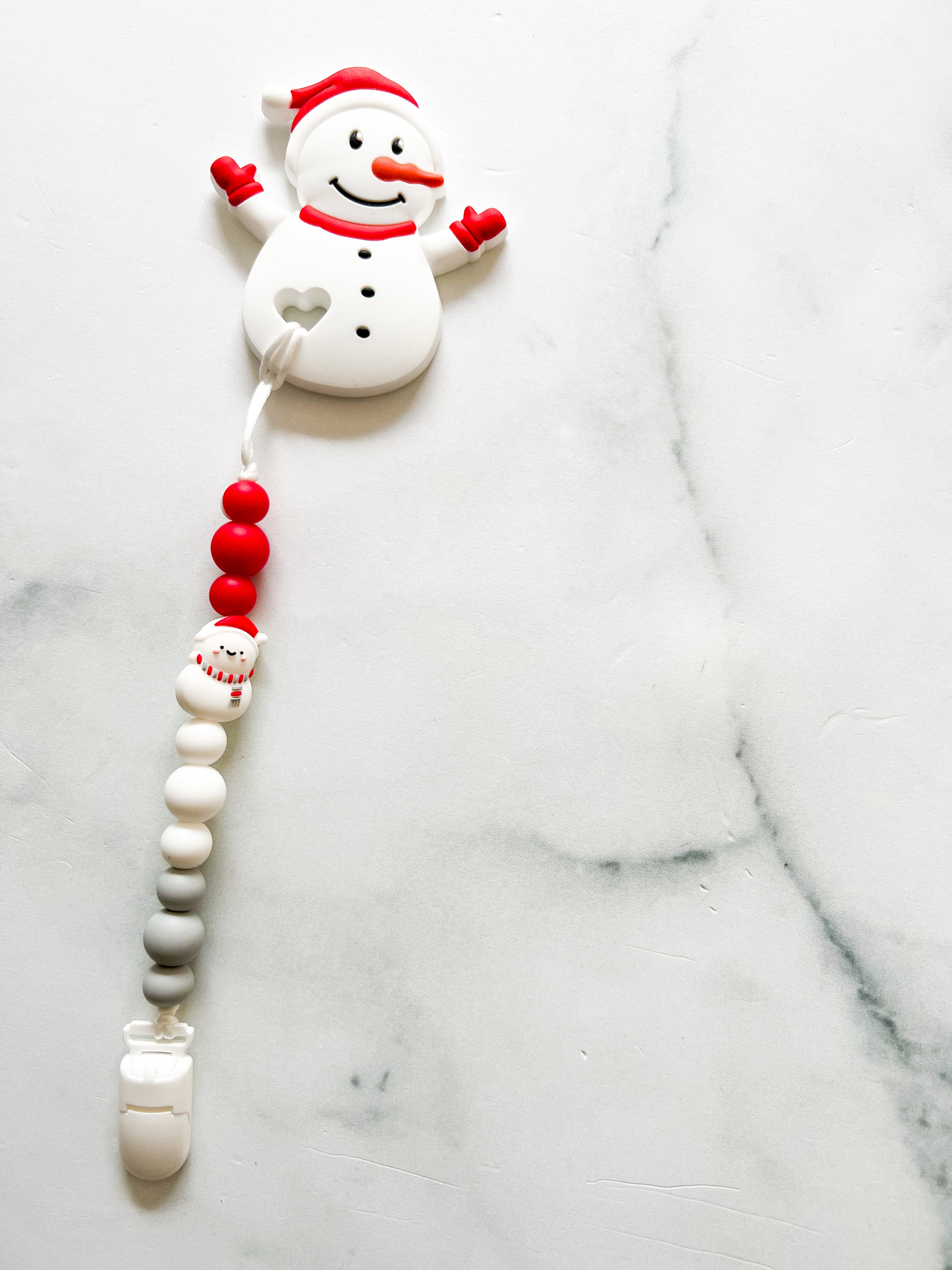 Duo attache-suce jouet mon bonhomme de neige