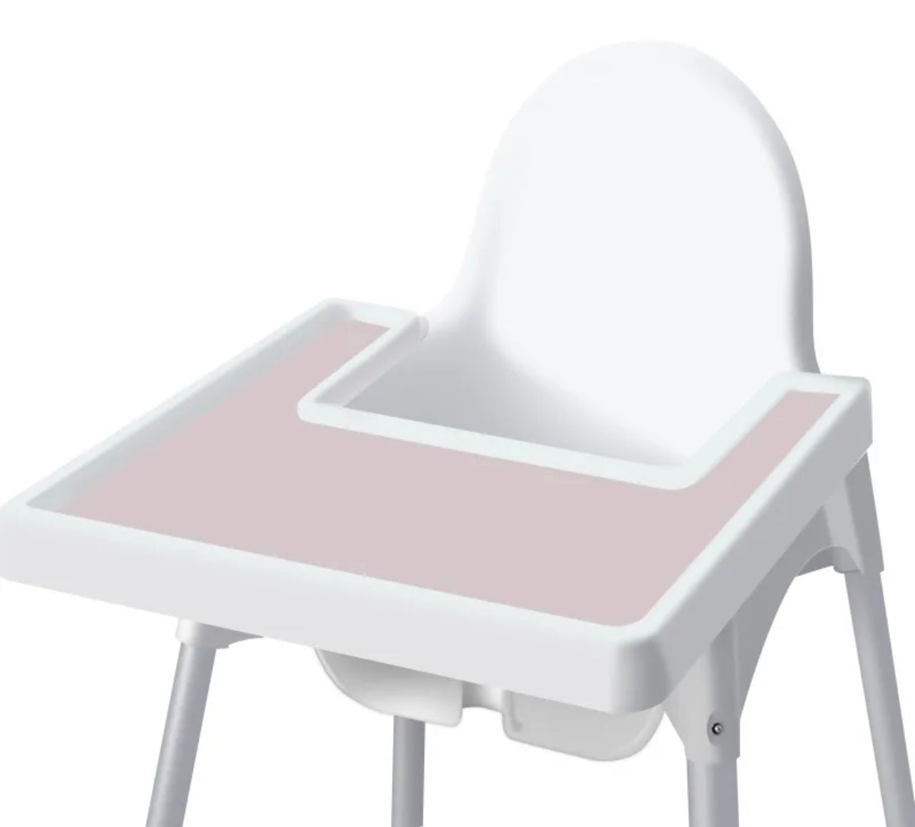 Napperon vieux rose pour chaise antilop de Ikea