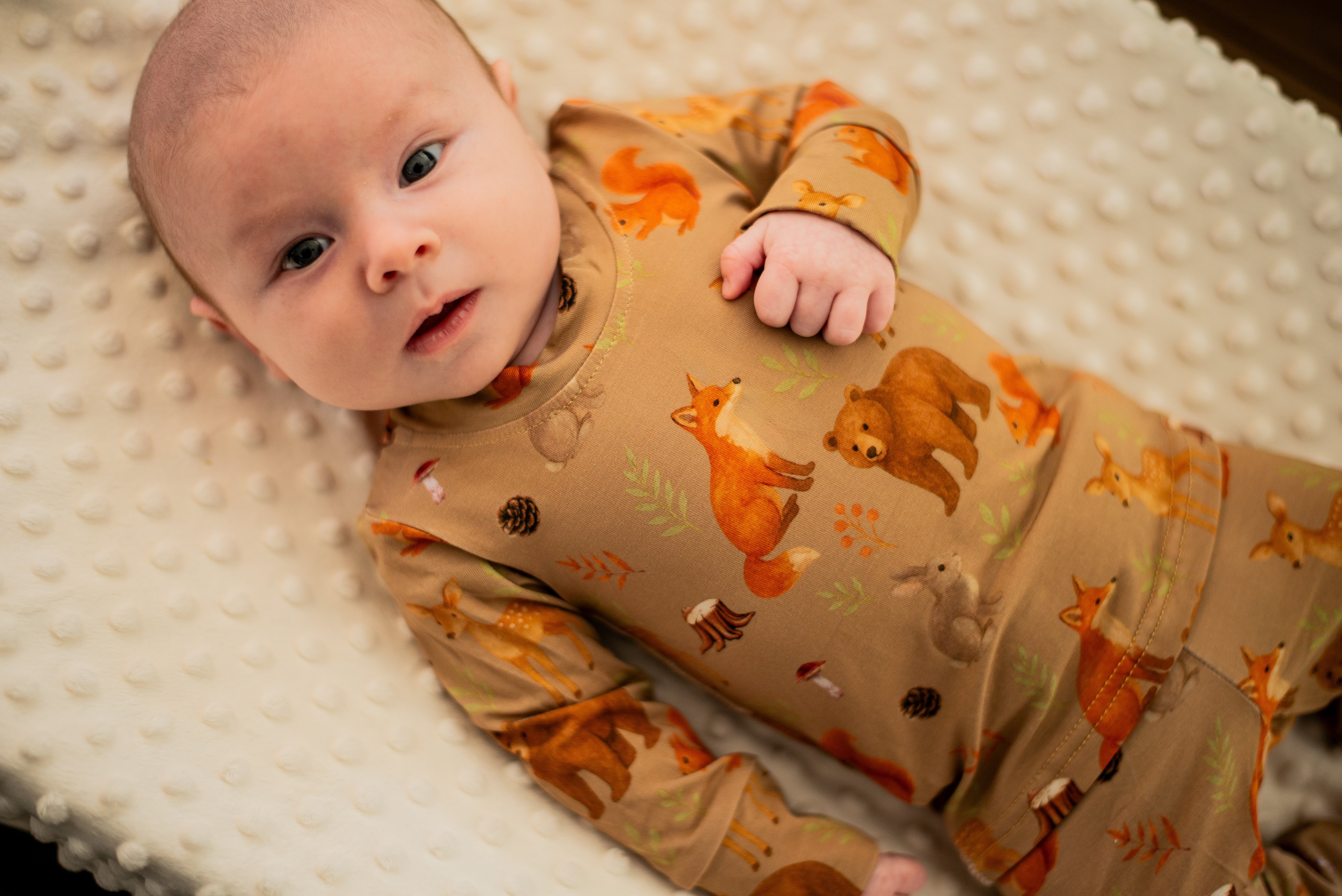 🦊 Pyjama 2 pièces en bambou – Les copains des bois