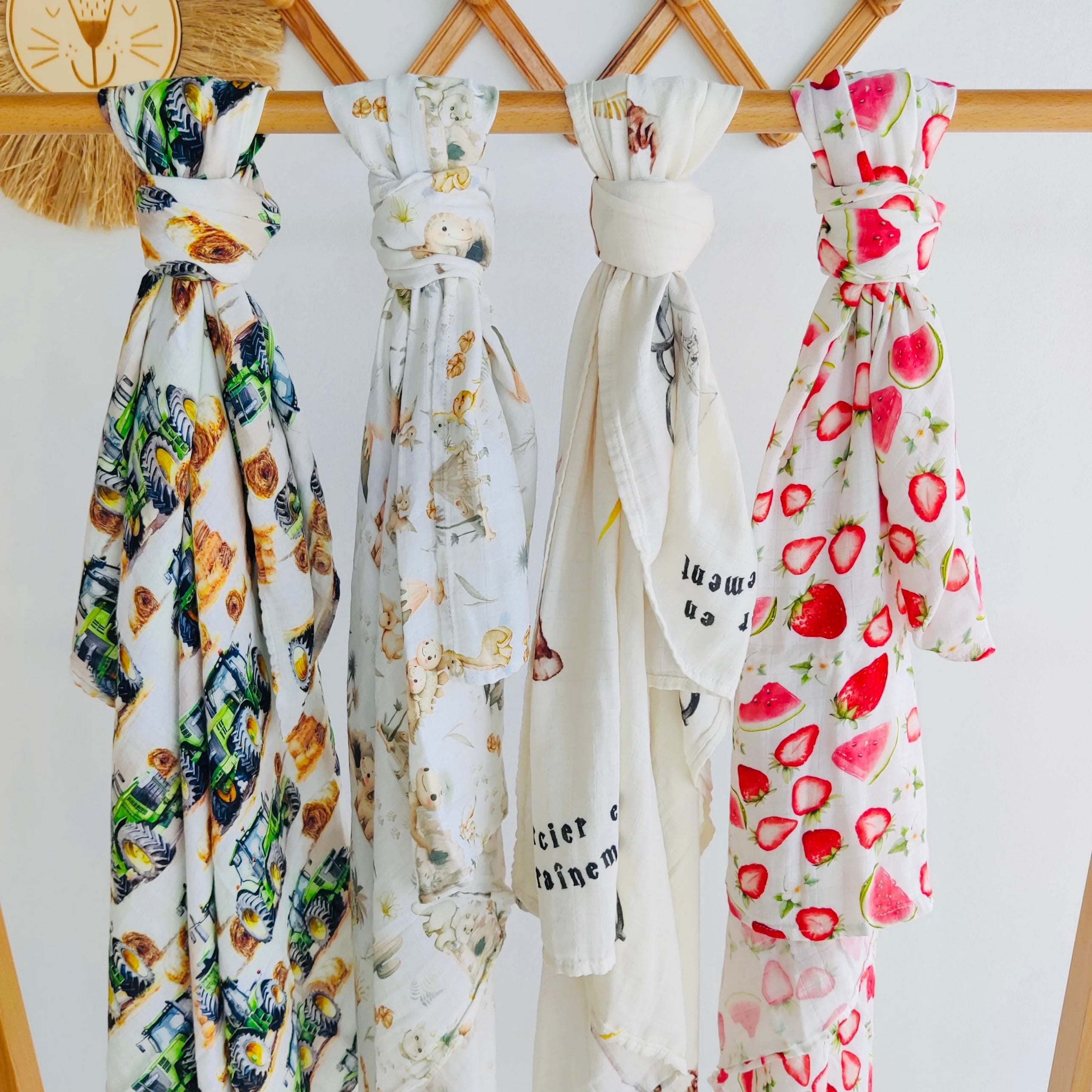 Mousseline dinosaures