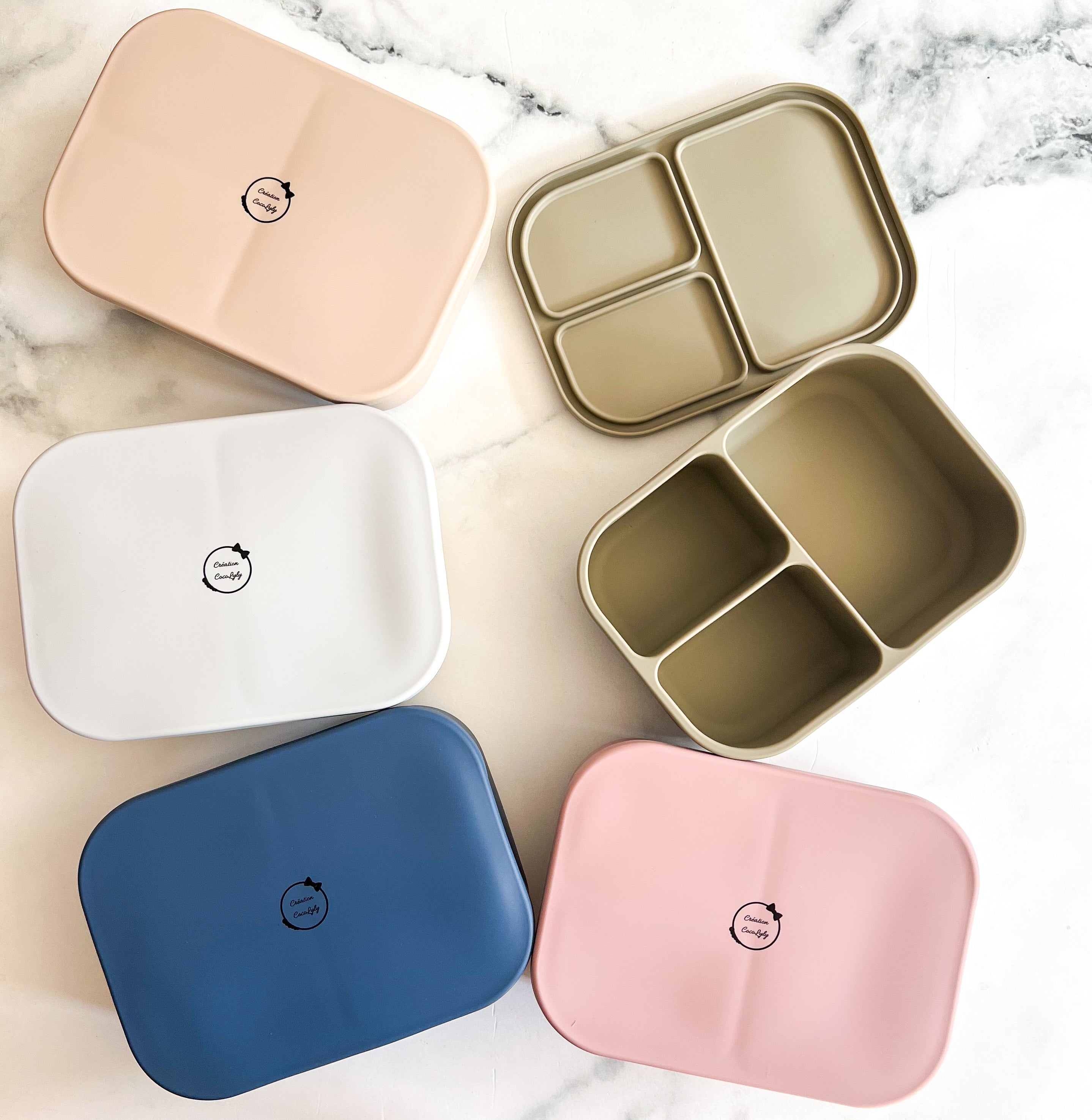 Boîte à lunch bento (nouveau format et nouveau couvercle)