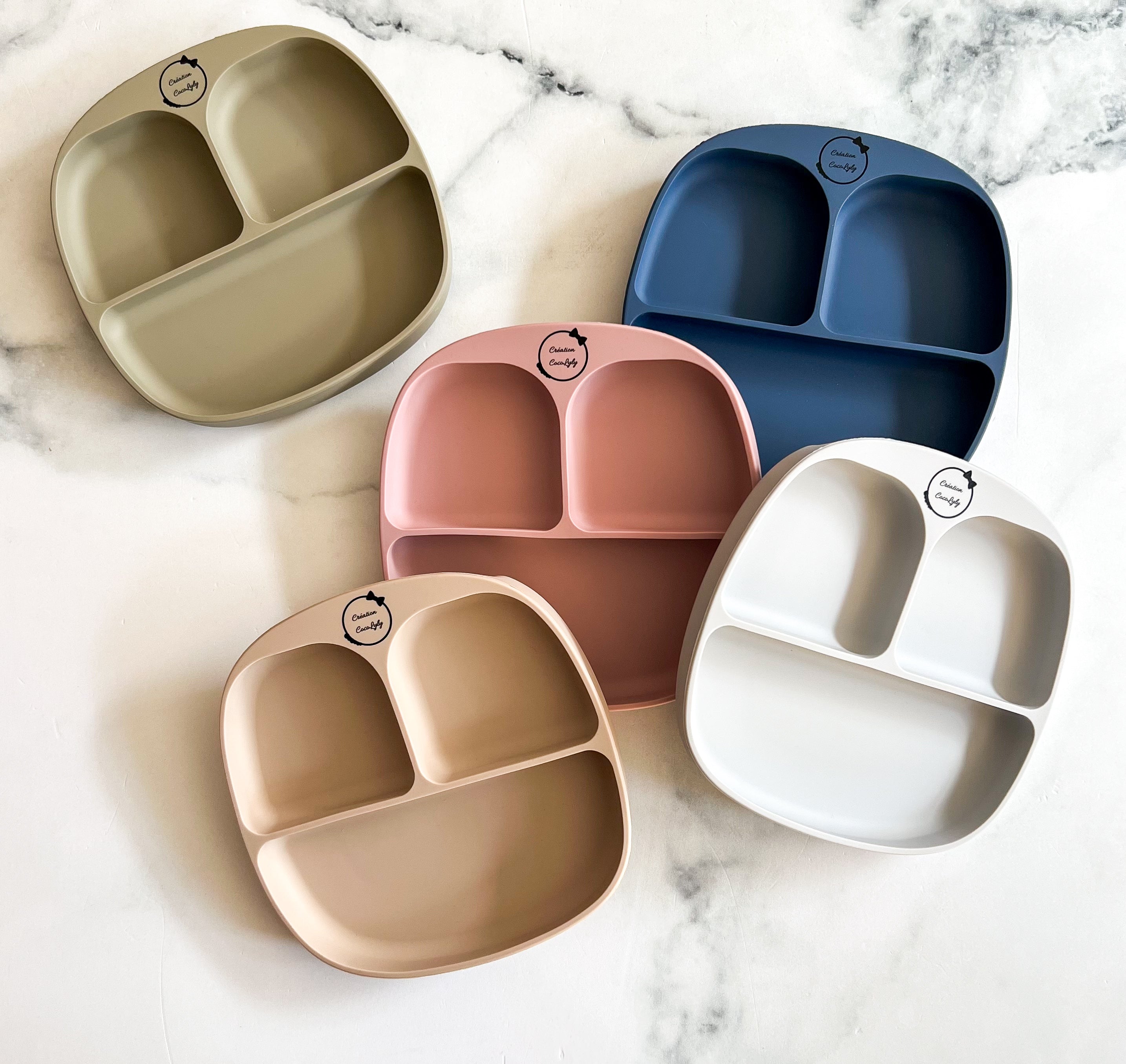 Assiette compartimentée à ventouse (nouvelle grandeur)