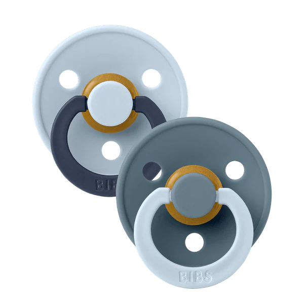 Suce bibs 6-18 mois fusion cloud/iron pack de 2