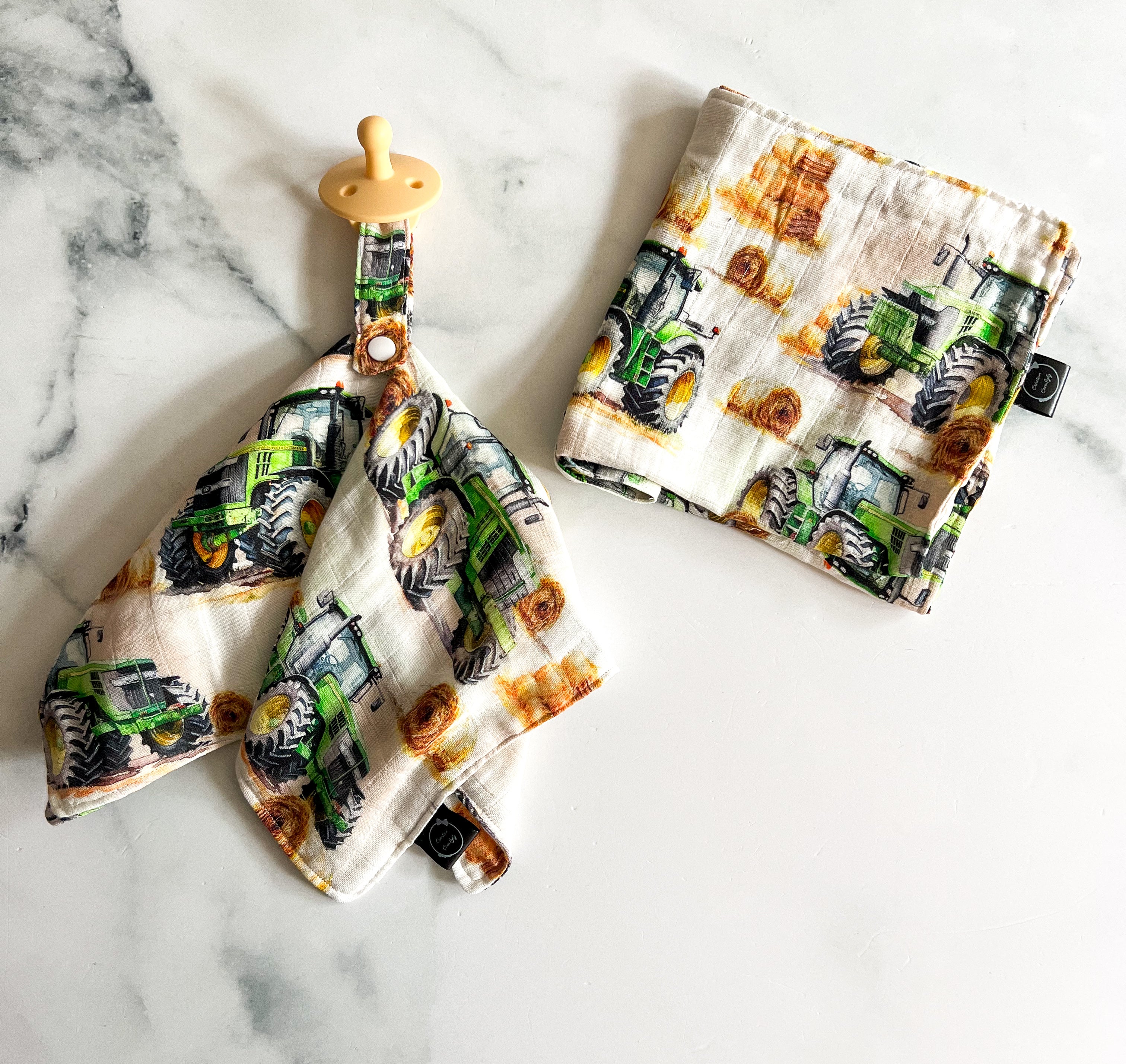 Attache-suce tracteurs en mousseline de bambou