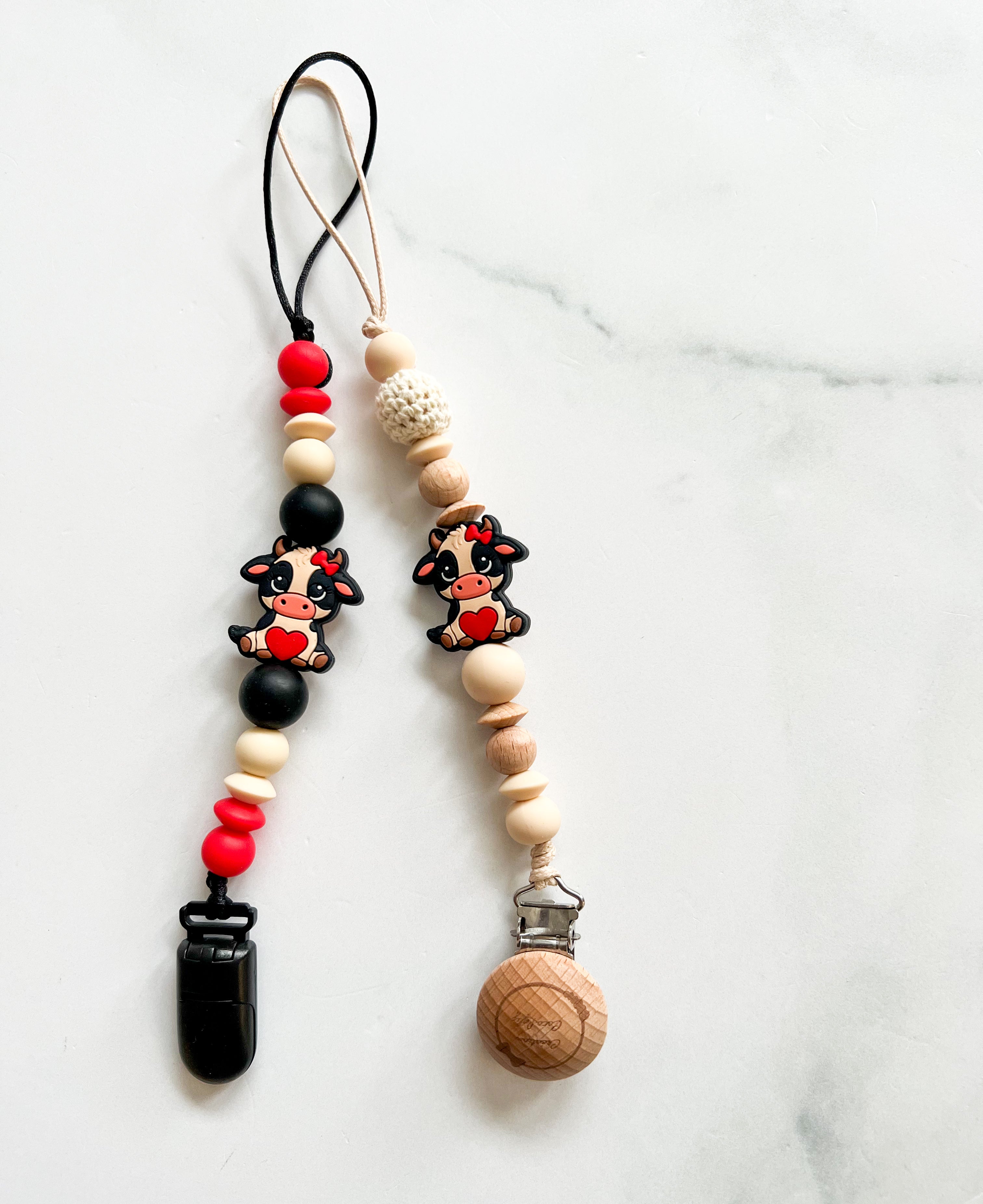 Attache suce vache de coeur