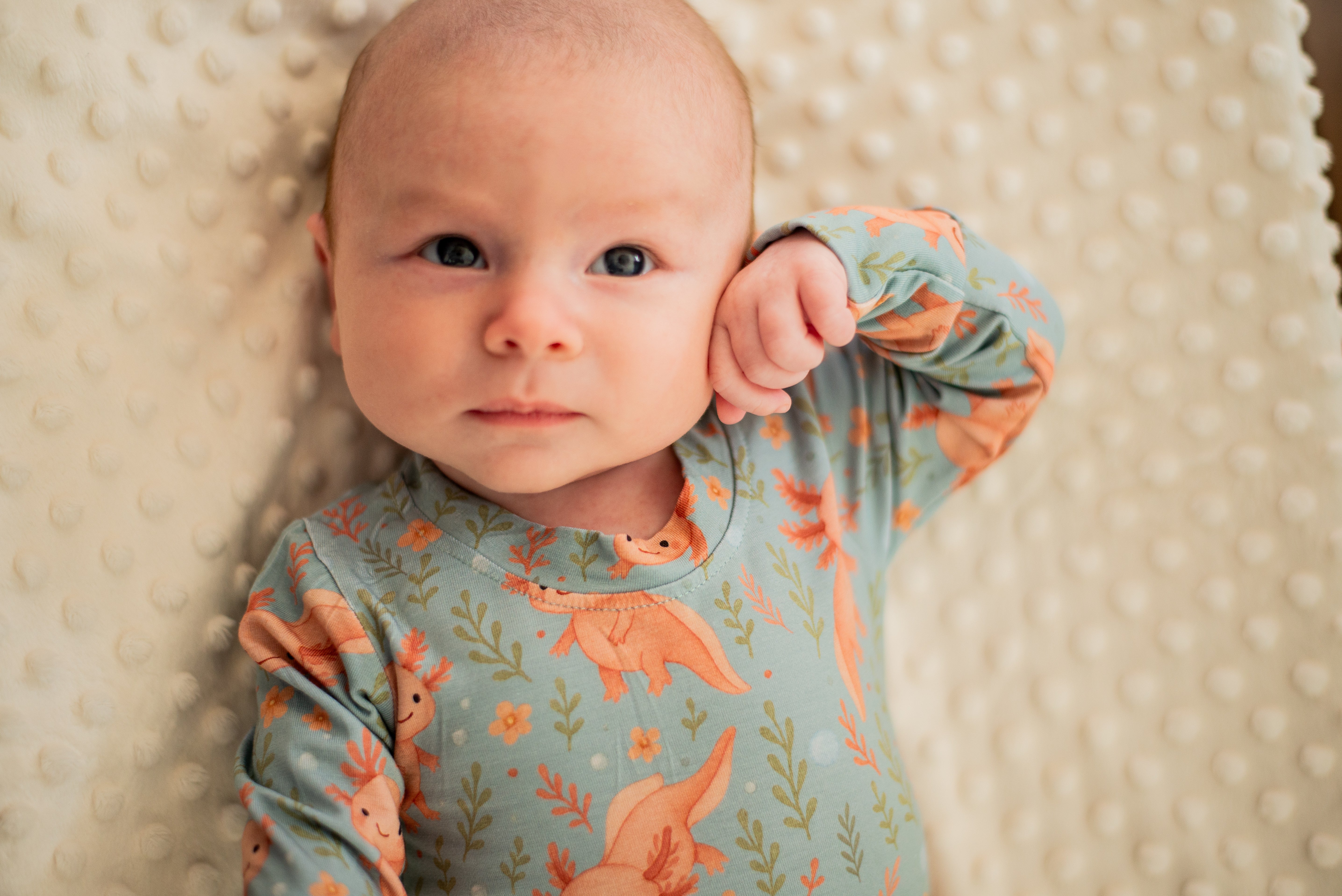 Pyjama 2 pièces en bambou – Axolove ♥️(Axolotl)