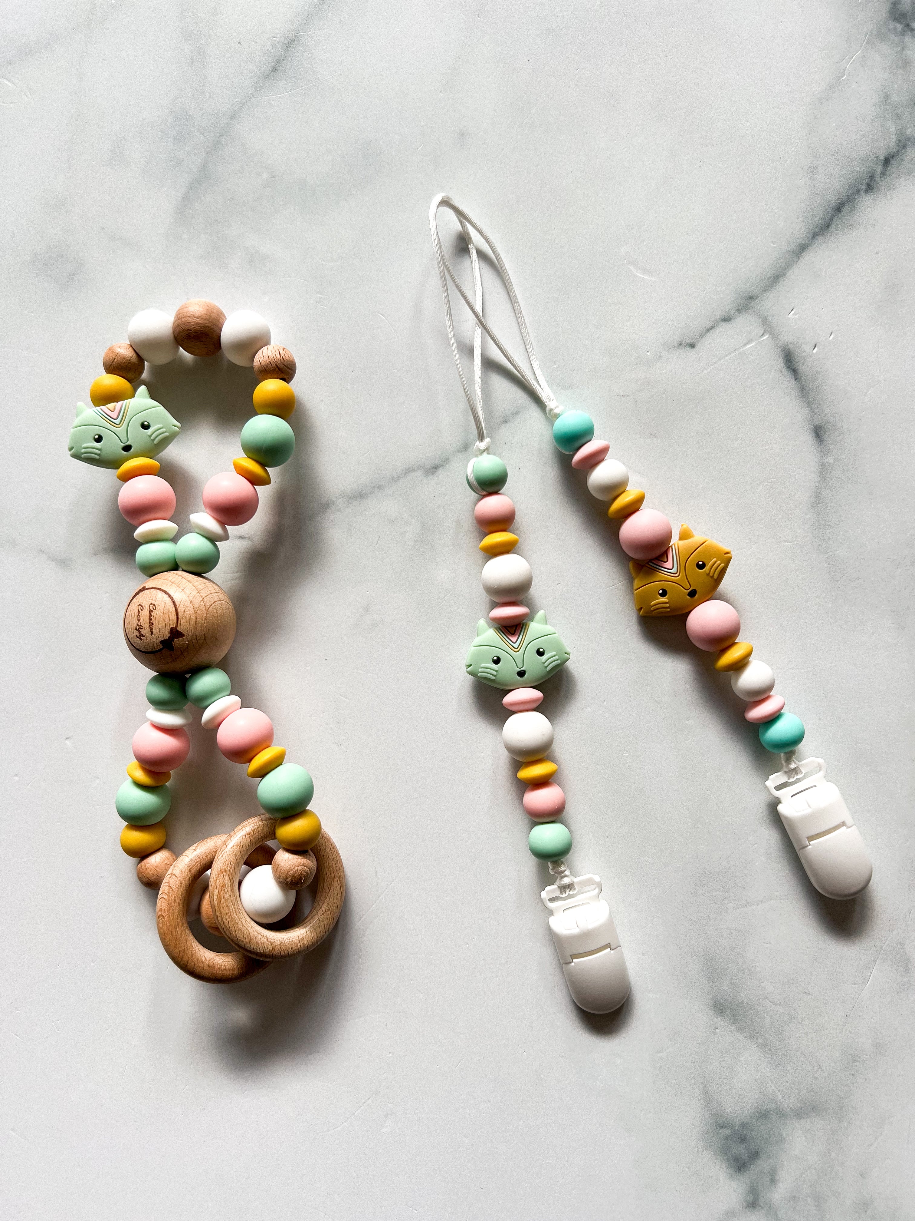 Ensemble renard boho (voir description)