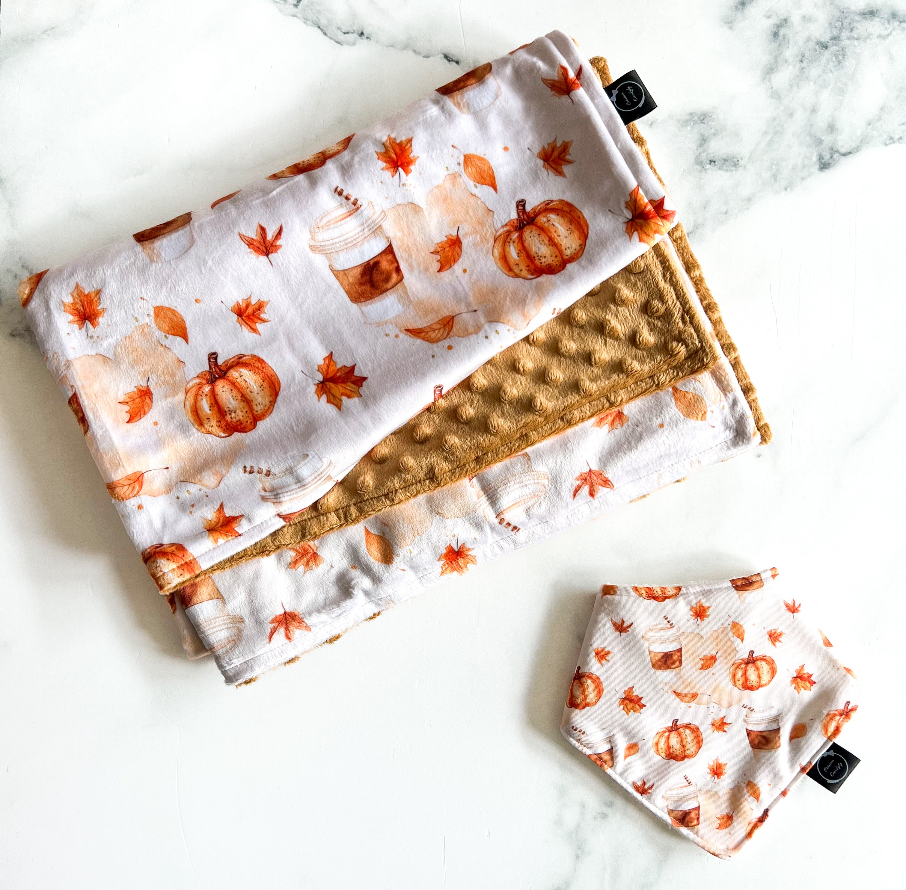 Couverture de minky automnale