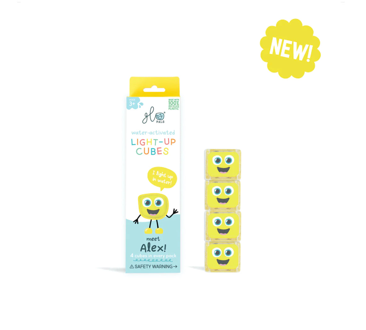 Glo pals Alex nouveau personnage 4 cubes