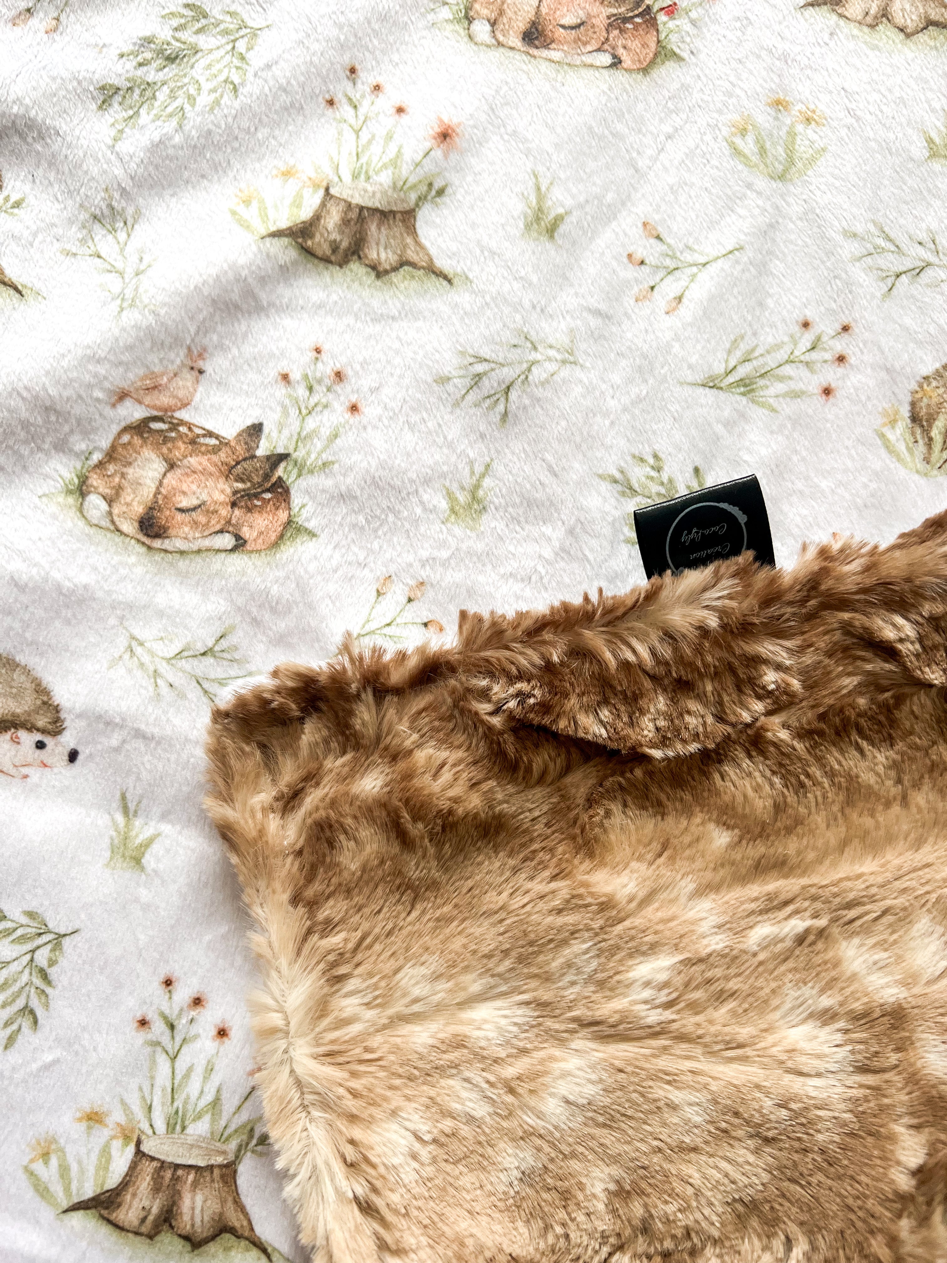 Doudou réconfort animaux de la forêt