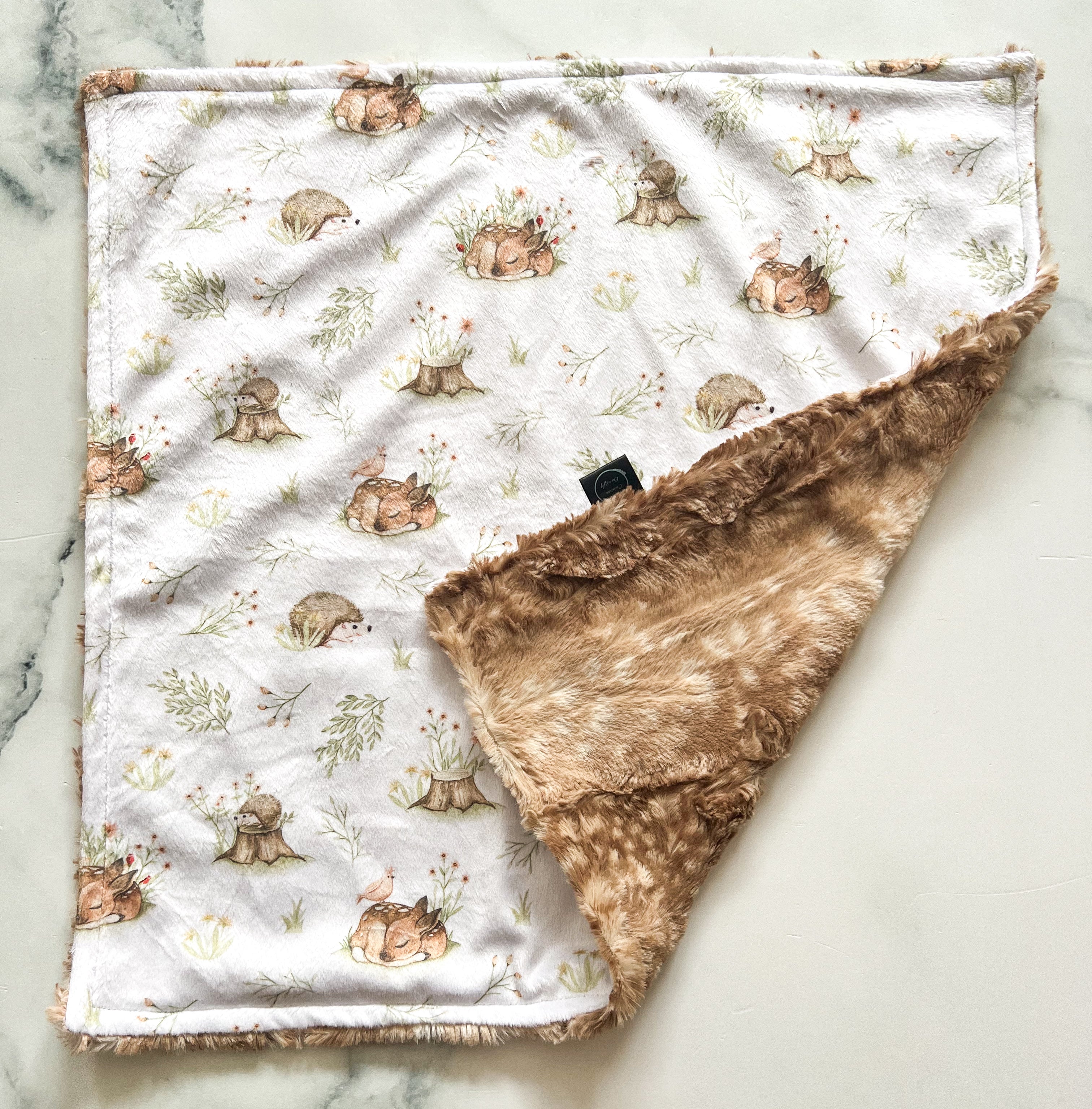 Doudou réconfort animaux de la forêt