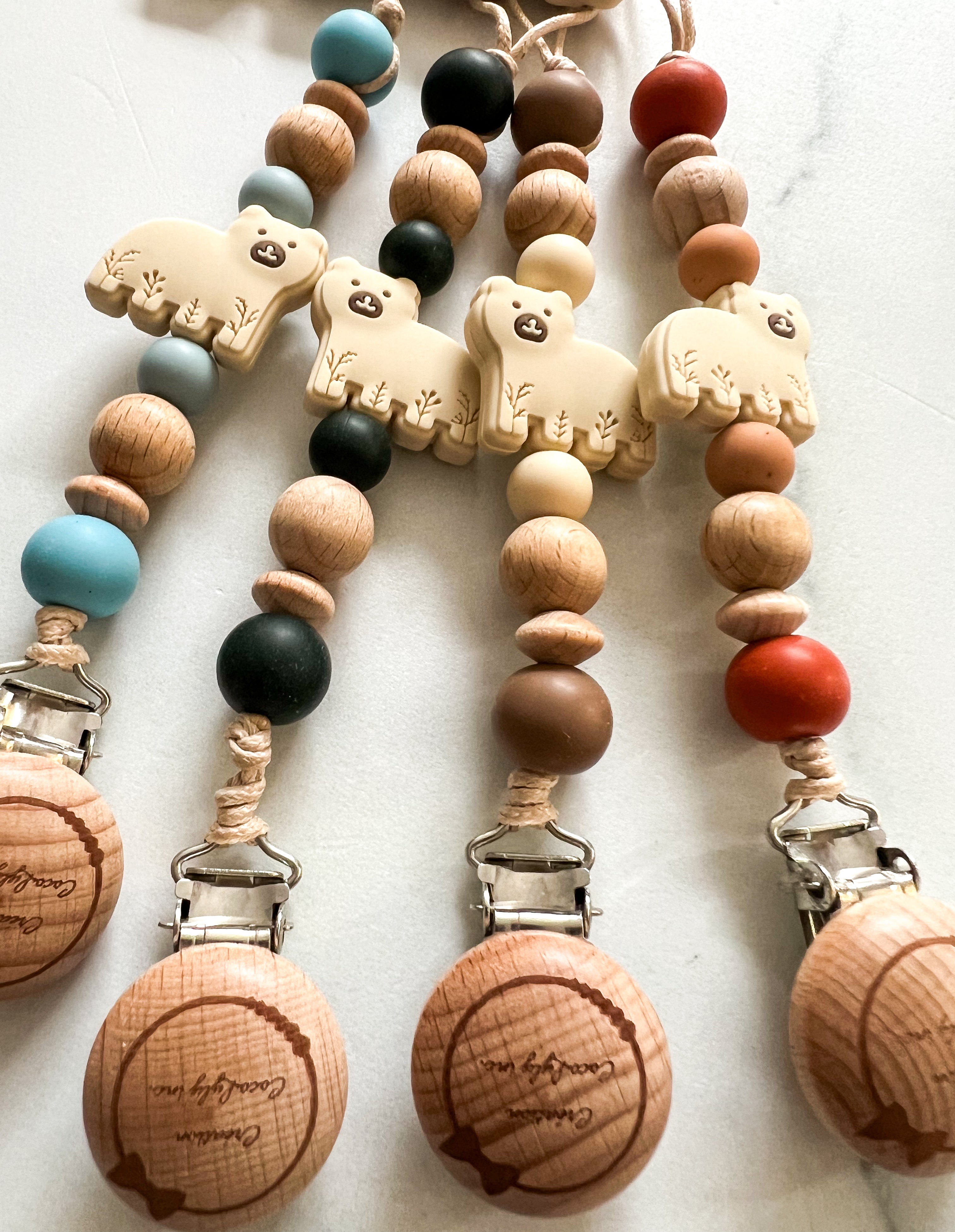 Duo attache suce et jouet ours polaire