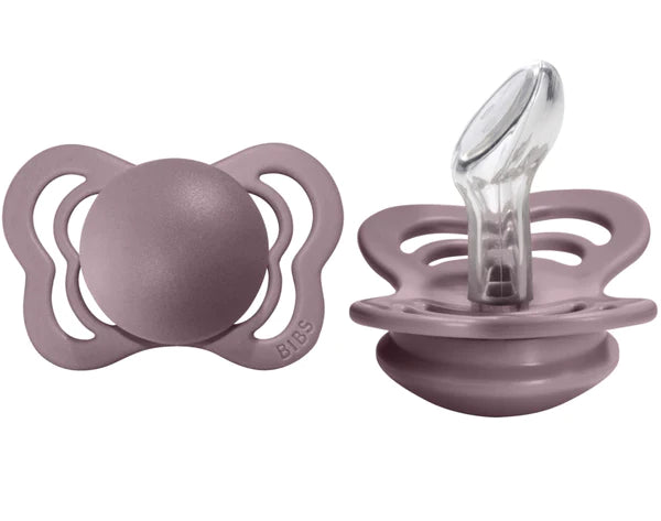 Bibs couture silicone 6-18mois Heather pack de 2