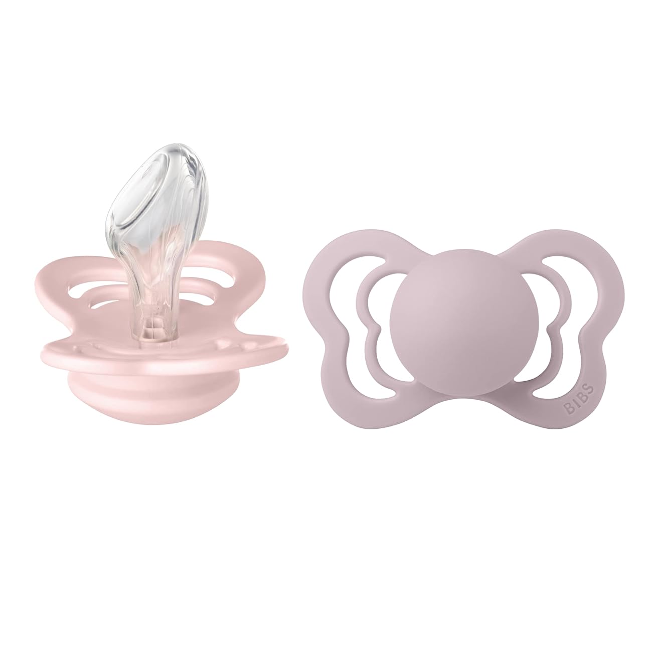 Bibs couture silicone 6-18mois Blossom/Dusky lilac pack de 2