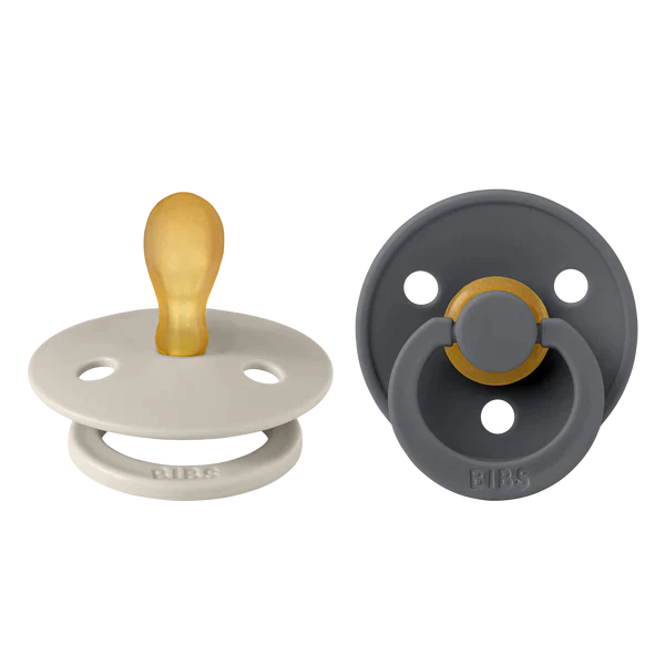 Suce Bibs Symmetrical 6-18 mois Sand/Iron pack de 2