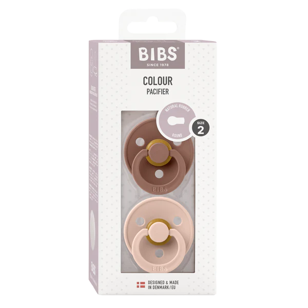 Suce bibs 18-36 mois woodchuck/Blush pack de 2