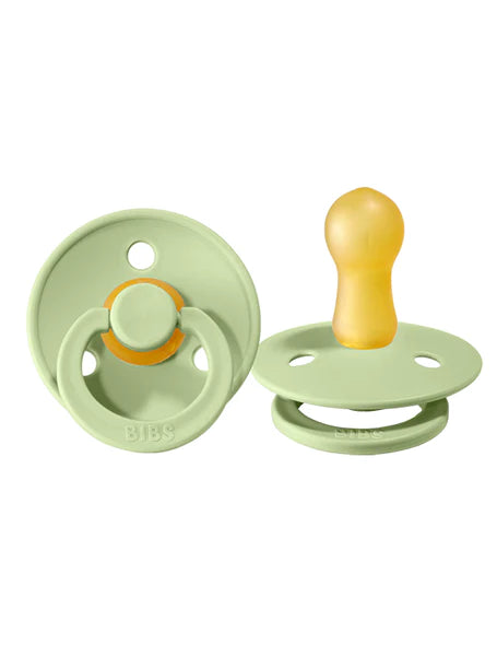 Suce bibs 0-6 mois pistachio pack de 2