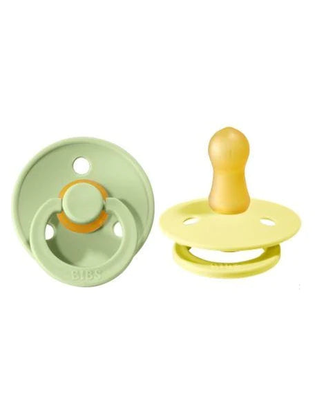 Suce bibs 6-18 mois Pistachio/Sunshine pack de 2