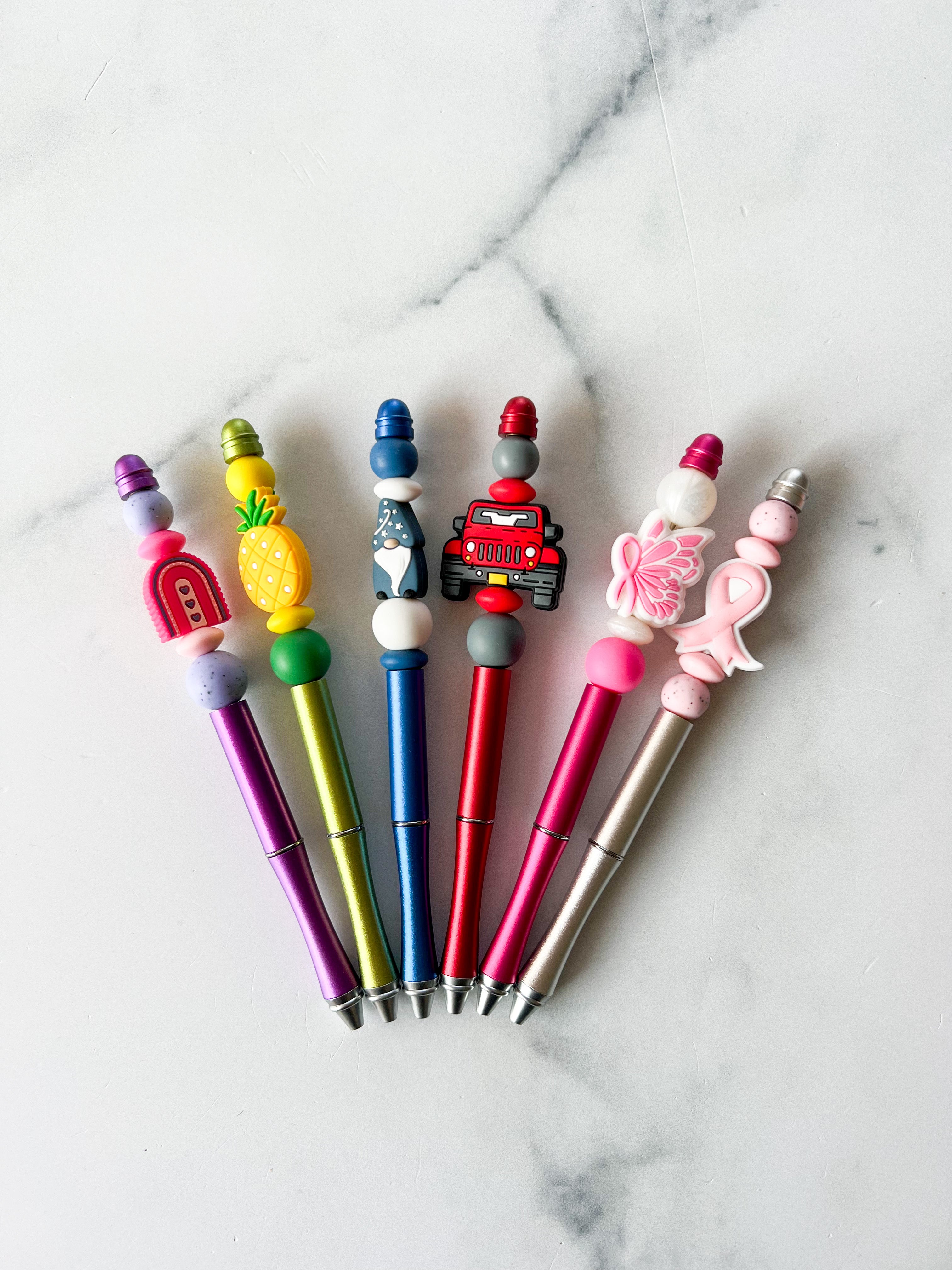 Stylo avec billes fantaisistes