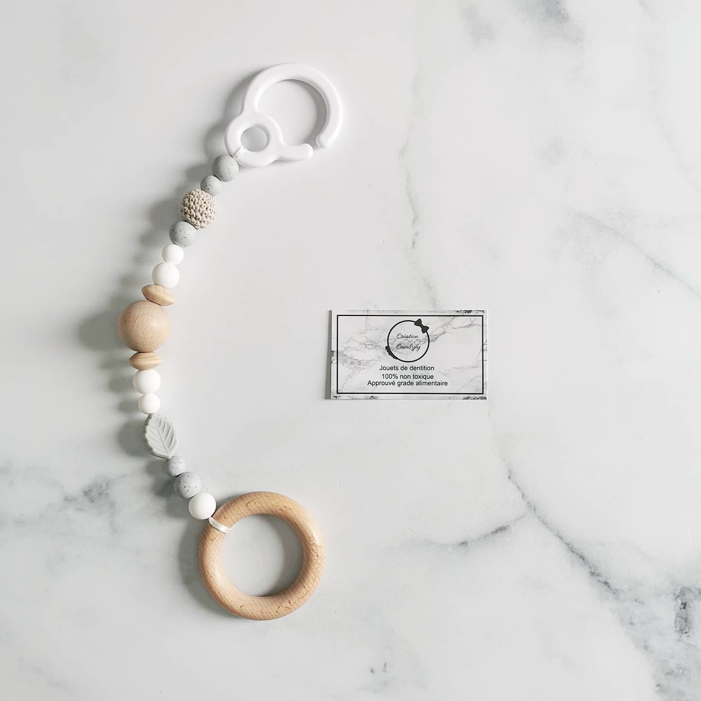 Aide promenade feuille grise