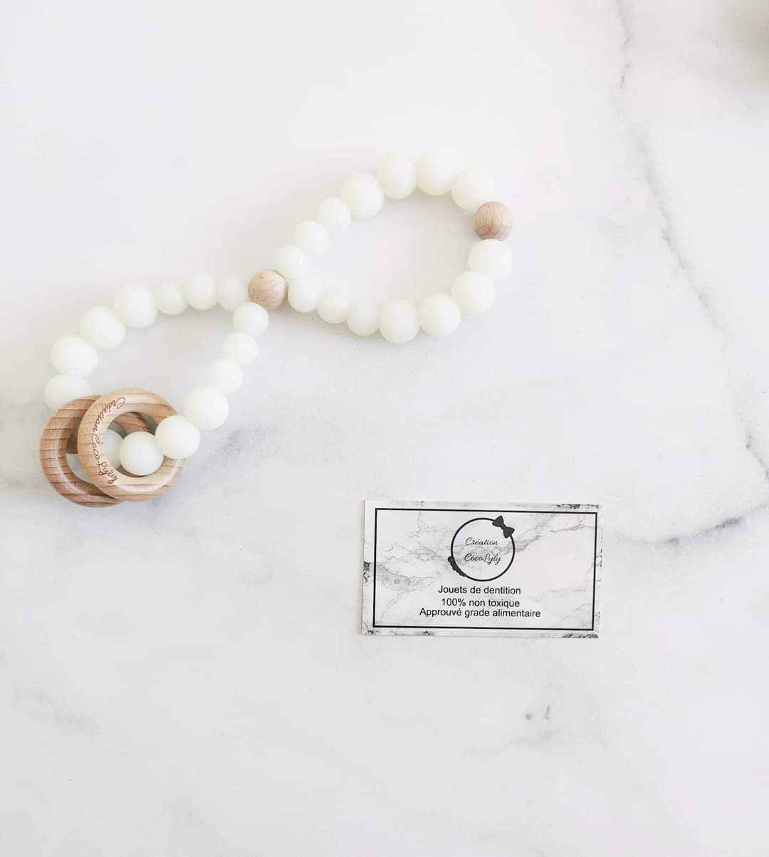 Hochets de dentition infini couleurs neutres