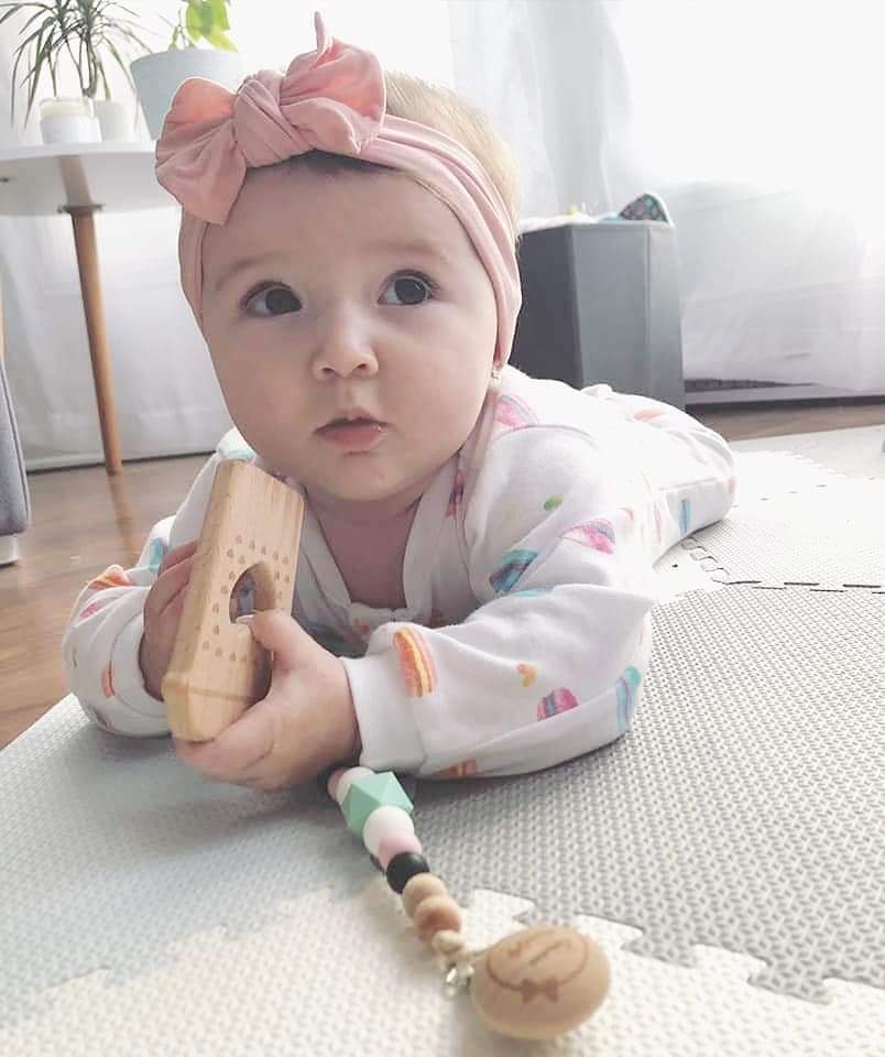 Trio hochet beigne et attache suce avec jouet café