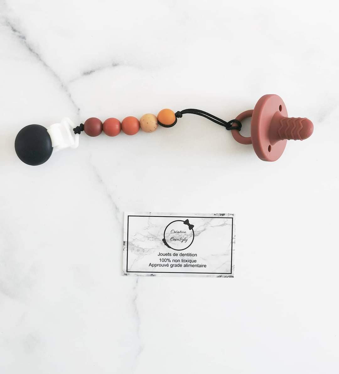 Duo Attache suce mini et suce de dentition rouille