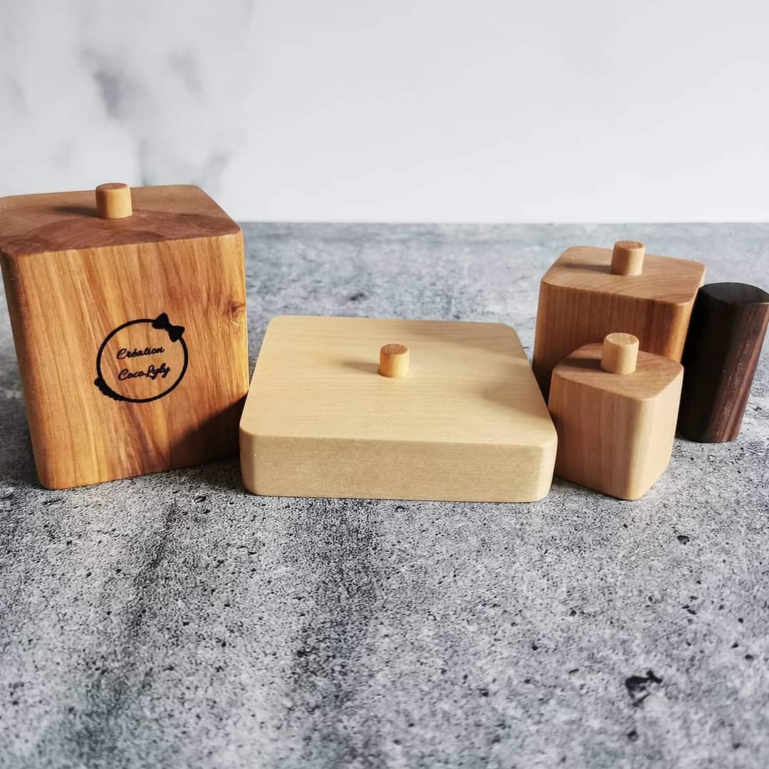 Tour à empiler en bois 100% québécoise