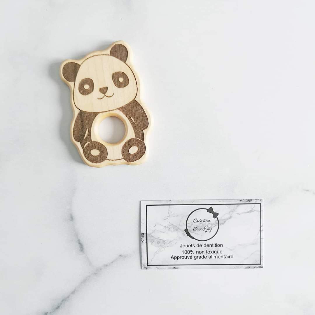 Jouet de dentition en bois 100% Québécois