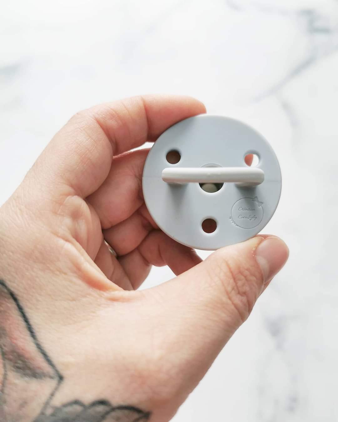 Suce création CocoLyly 0-6mois bleu pâle