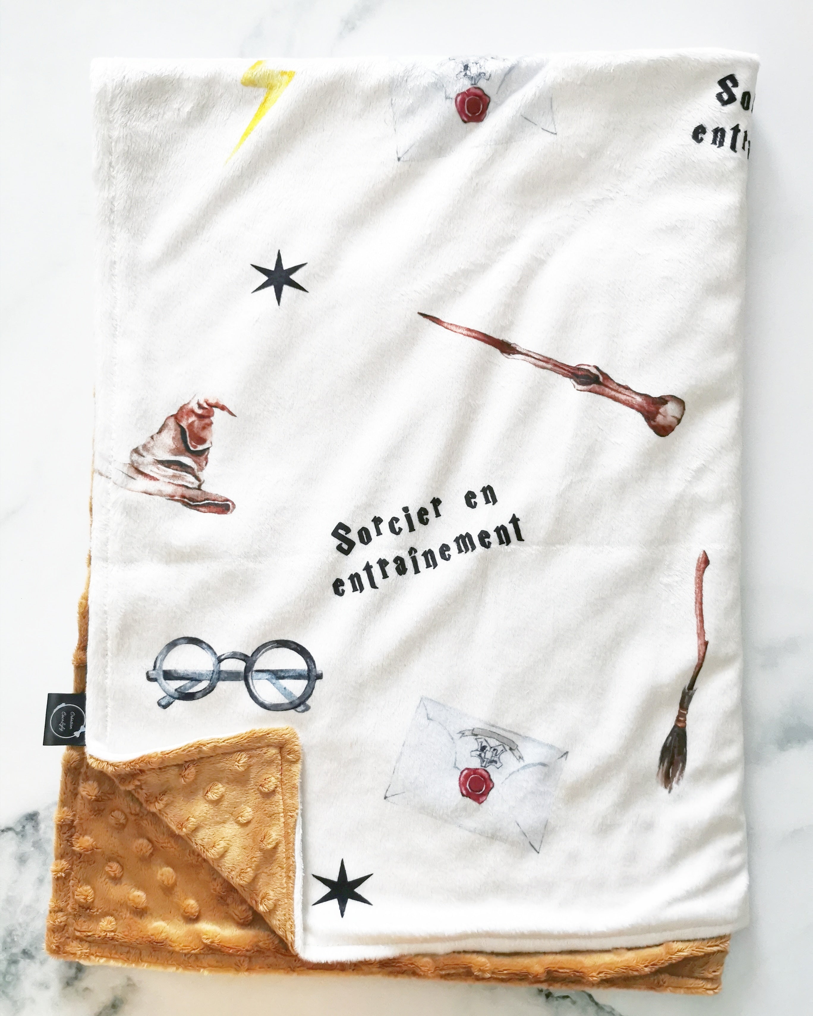 PRÉCOMMANDE Doudou basinette petit sorcier