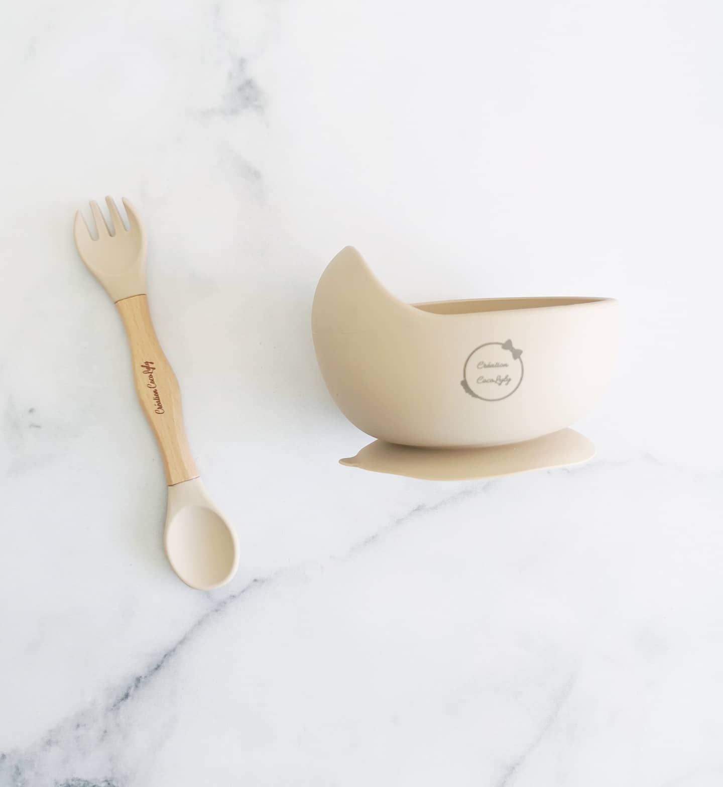 Duo bols et ustensiles 2 en 1