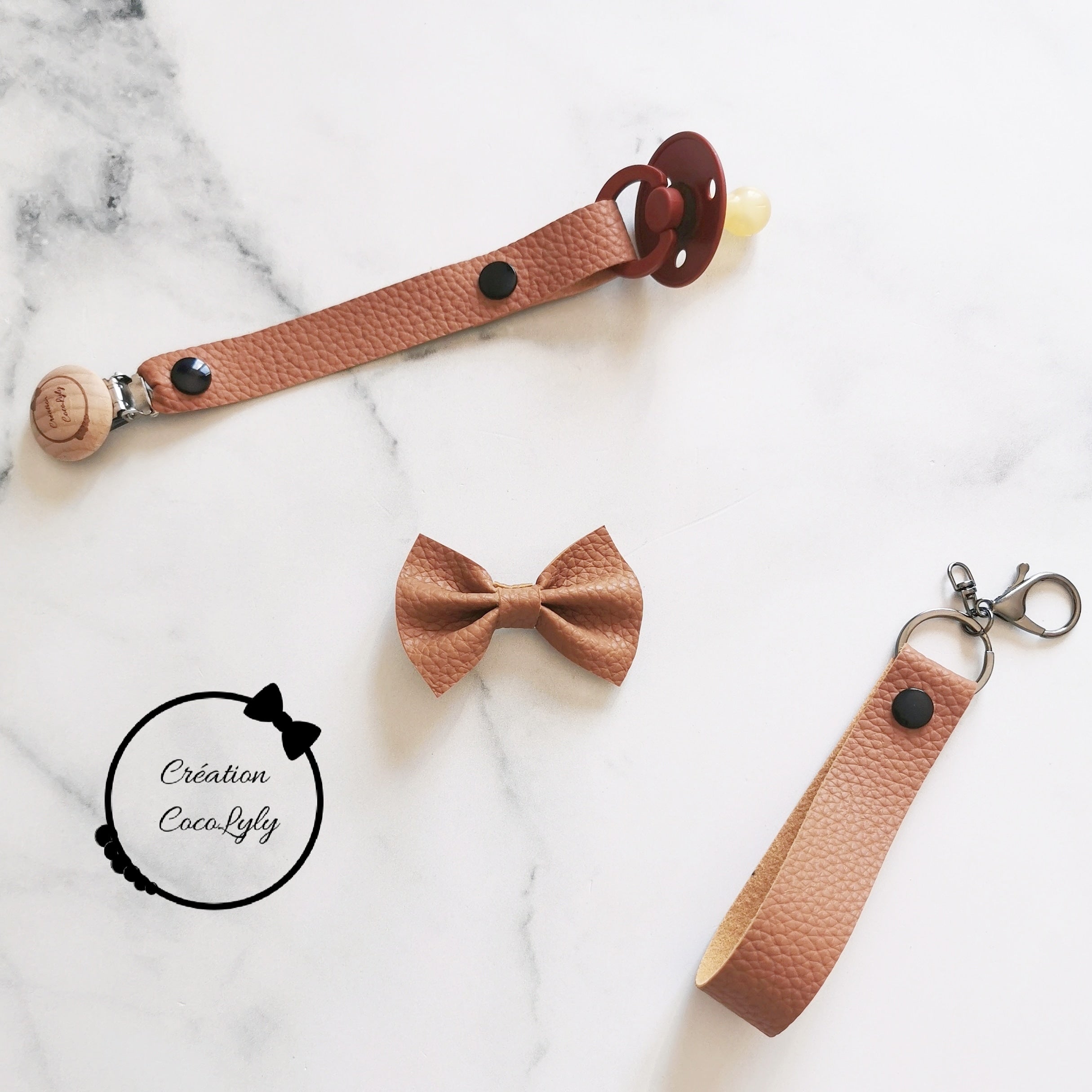 porte clé en cuirette