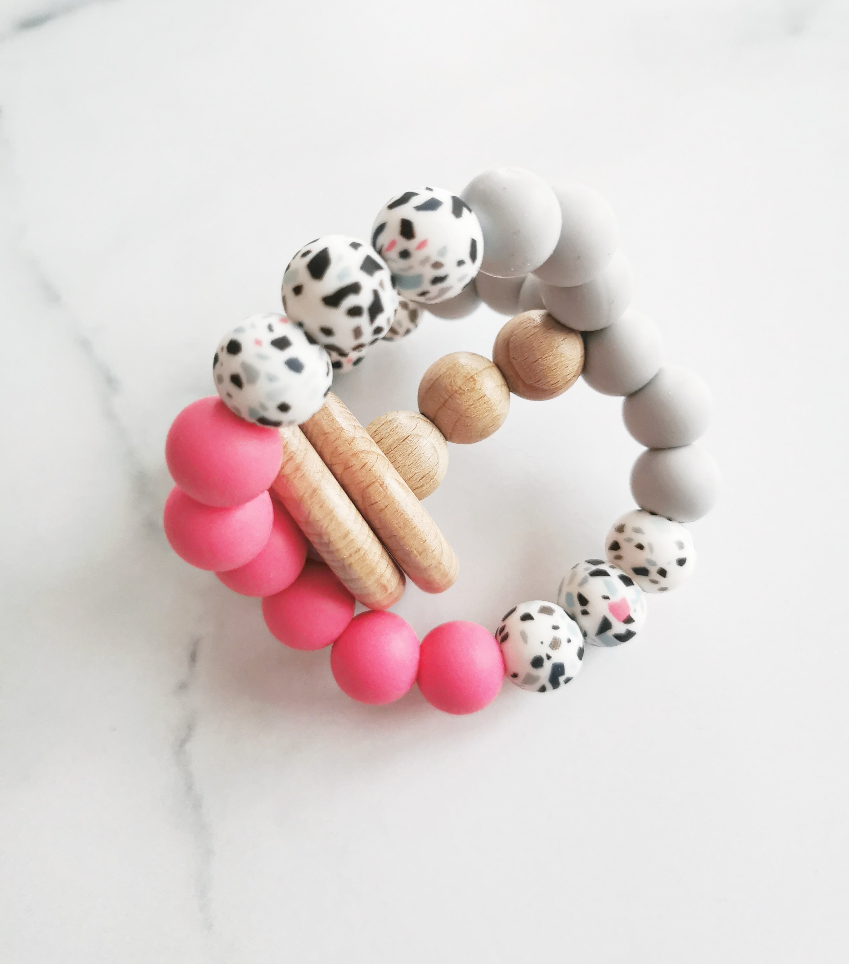 Hochet balle machouillable personnalisable sans prénom