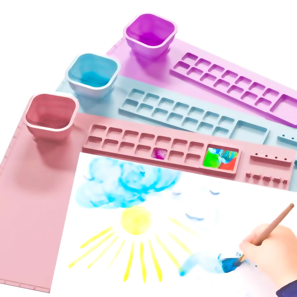 Grand napperon à peinture en silicone