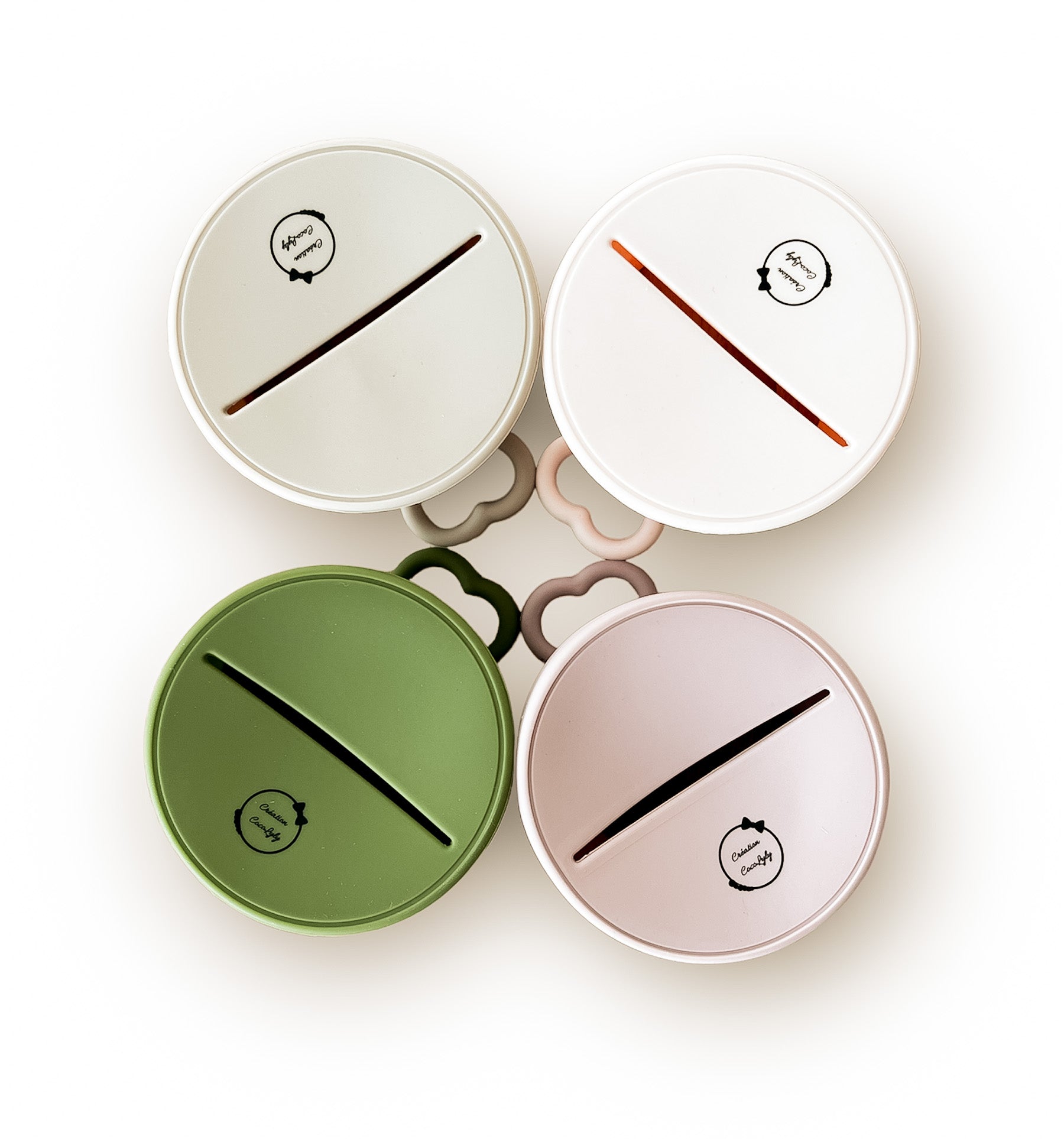 Couvercle a collation extensible en silicone