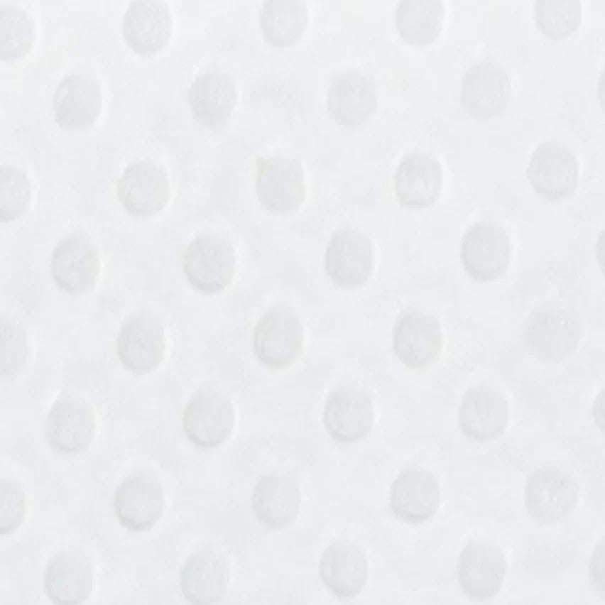 Drap contour basinette standard minky dot blanc
