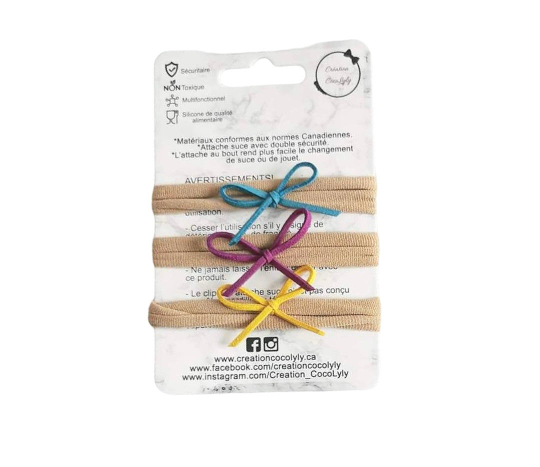 Mini boucle sur bandeau de nylon