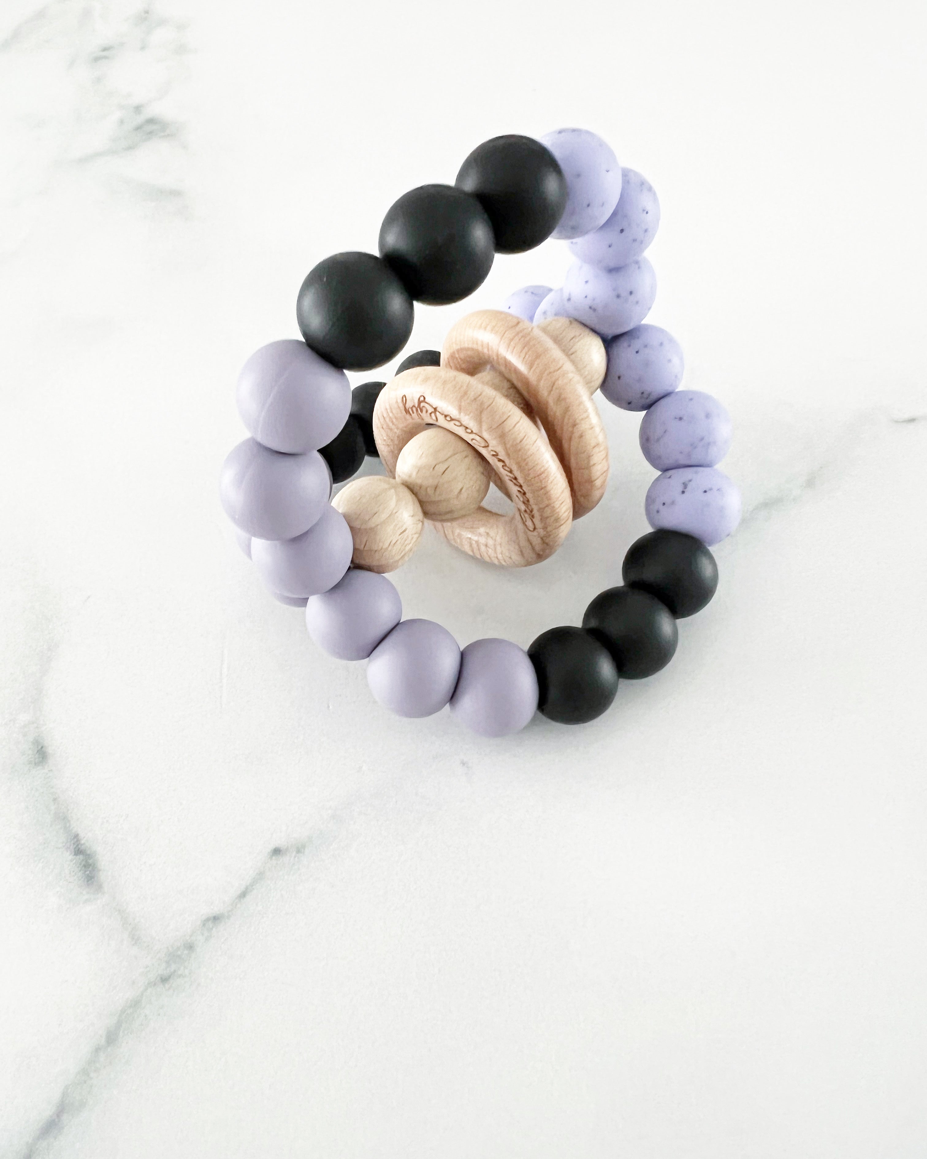 Hochet balle machouillable personnalisable sans prénom