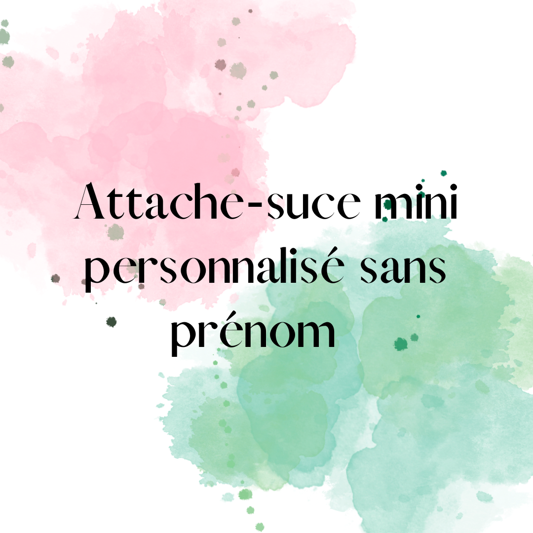 attache suce mini personnalisé